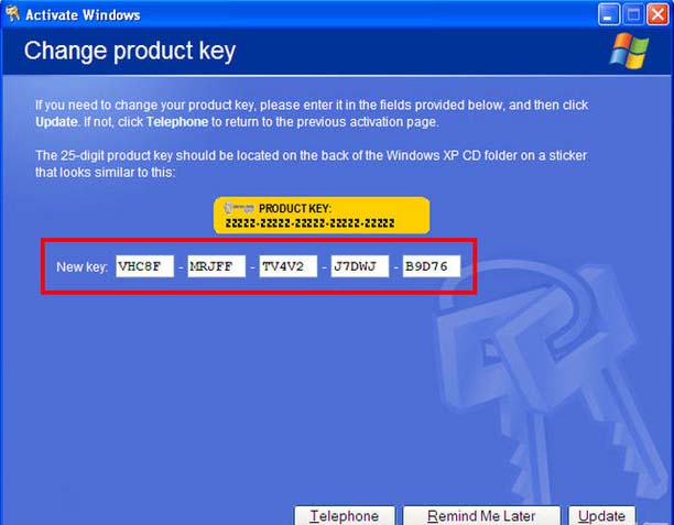 Windows Xp Activation By Telephone Keygen Windows Xp Activation By Telephone Keygen